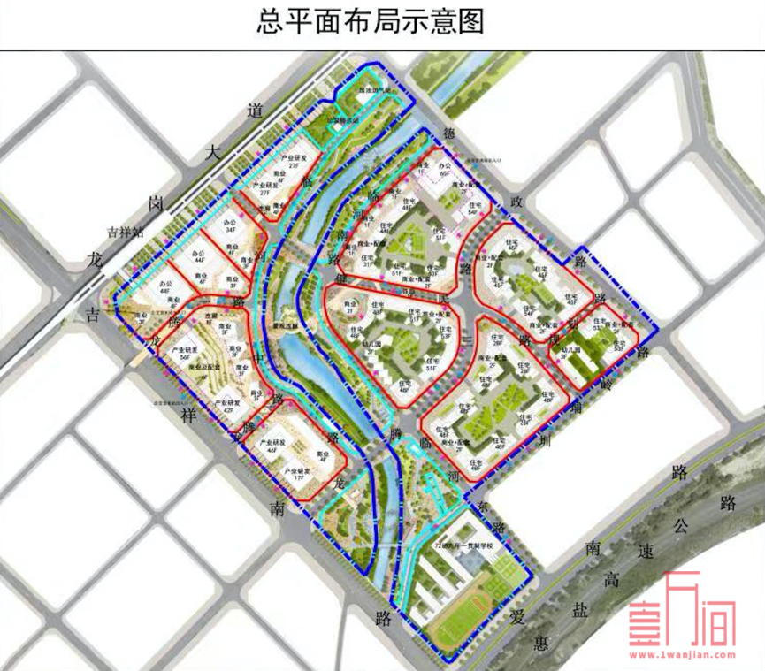 深圳龙岗区“航母级”旧改龙腾工业区新动态，总建面超180万㎡