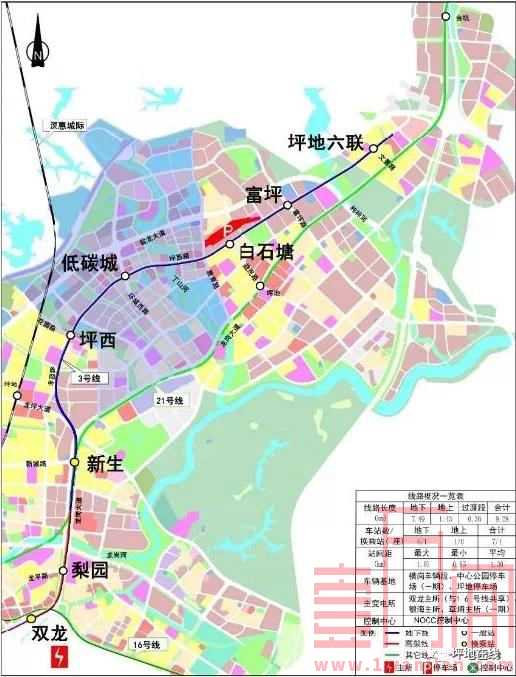 深圳地铁工程新增6条轨道延长线，详细站点已公布