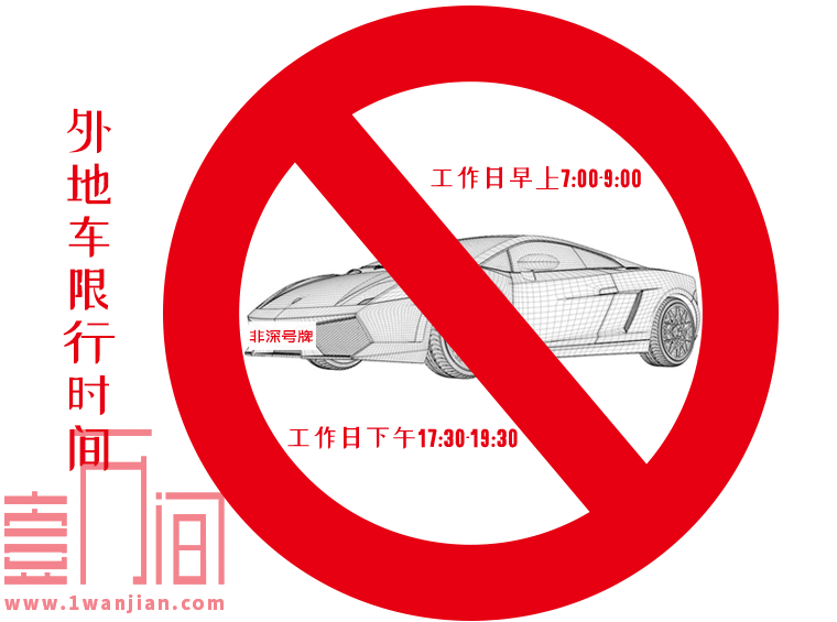 深圳恢复外地车牌早晚高峰限行 违者记3分罚300元