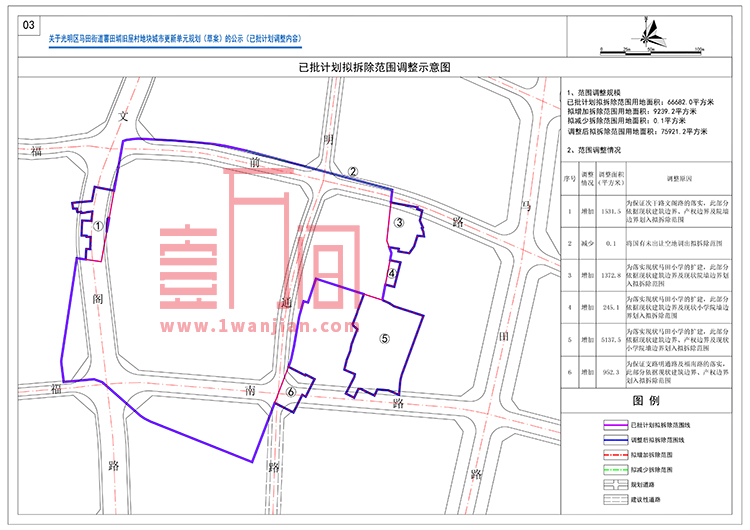 光明双地铁口物业薯田埔旧屋村地块城市更新/旧改公示