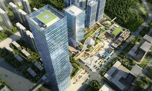 粤海城俯视图
