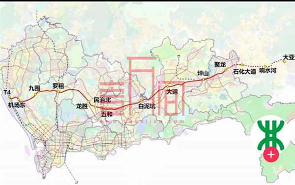 深圳市政府同意深大城际增设民治北站，与22号线换乘