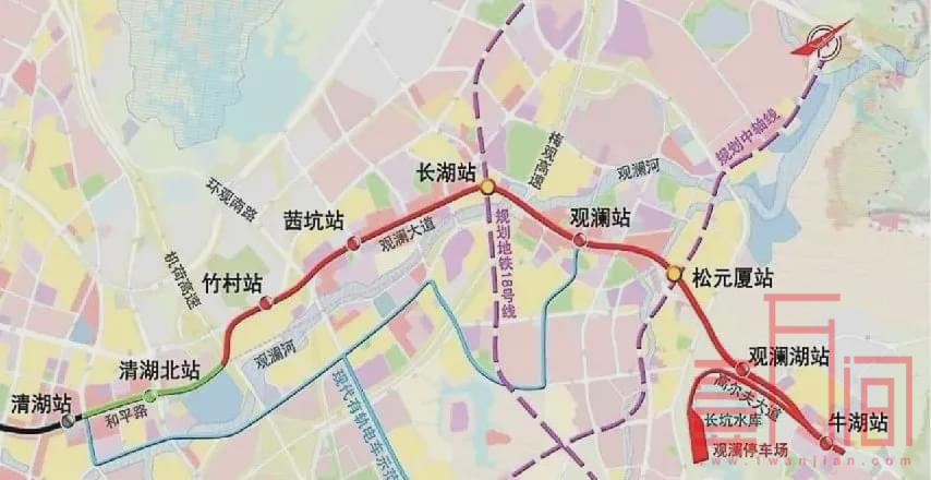 地铁4号线三期10月28日将通达观澜 单程运行时间51分钟