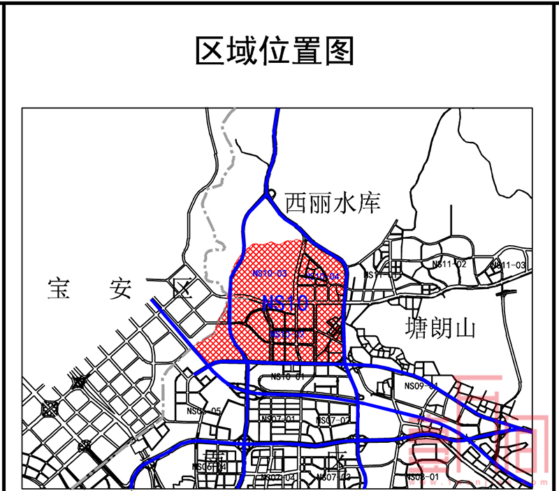 推荐！深圳西丽中心区总规划图公布，定位南山北重要服务中心