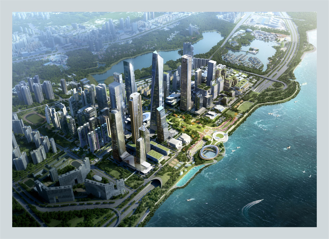 深圳湾超级总部基地首个超高层项目封顶，这些集团已签约