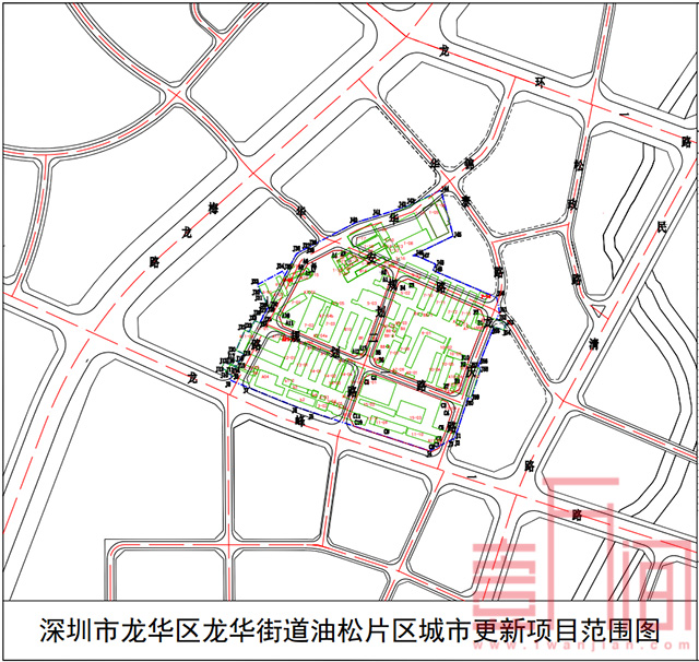 坪山区龙华区发布城市更新公告，其中龙华区实施主体为卓越