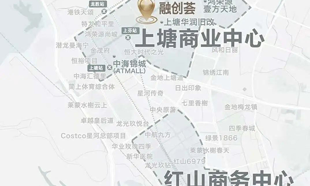 融创智汇大厦商业中心区位图