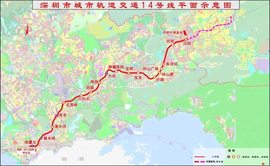 新消息！深圳6条在建地铁共96个站点改名了，现在叫……