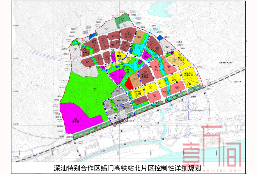 深汕鲘门高铁站北片区总规划公布，这些地方将有大改变