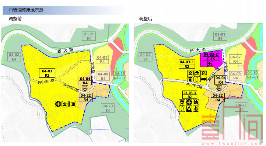 大鹏南澳地块规划调整公示-新增一所27班九年制学校！