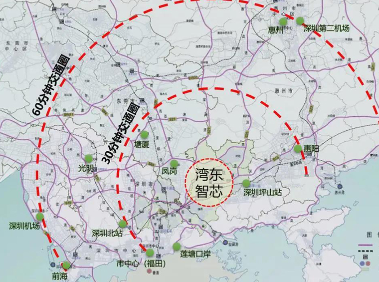 龙岗交通十四五公布！30分钟到机场，1小时到广州......