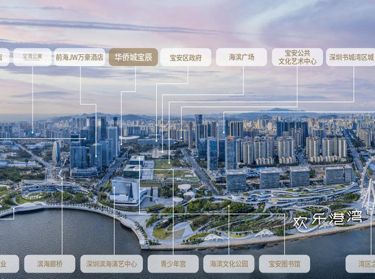 华侨城宝辰即将面市—230米高的前海湾中轴天际地标，华侨城天幕藏品