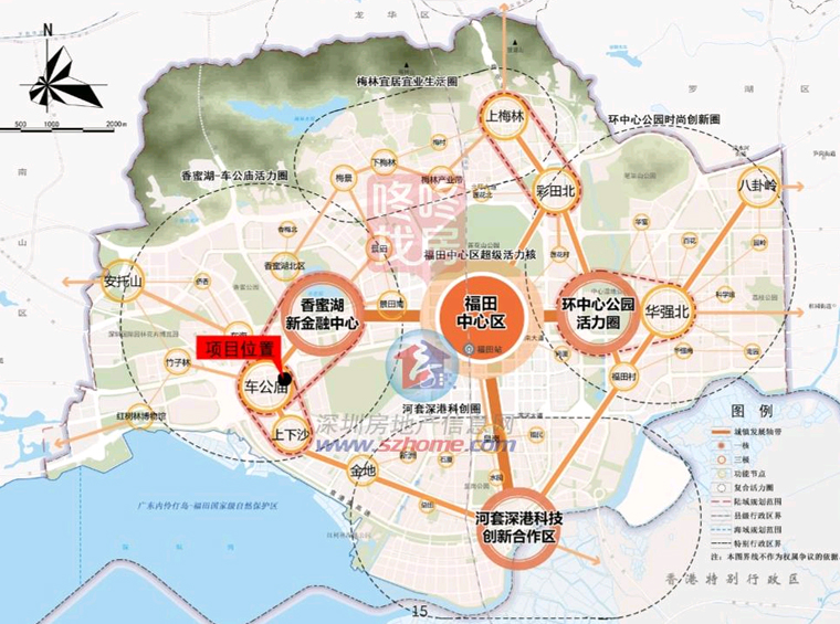 车公庙仍然牛，连片旧改等多项目规划新调整！将新建一批摩天大厦