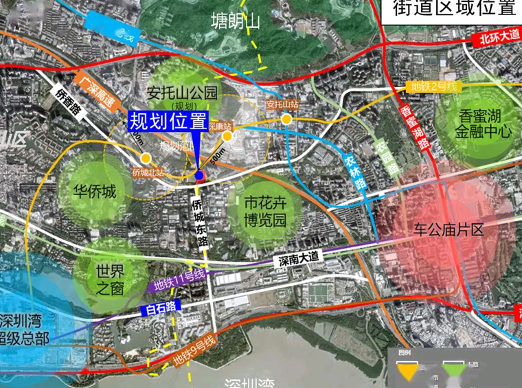 香蜜湖10万+豪宅旁，两大旧改用地获批！南天电力+“工改保”项目