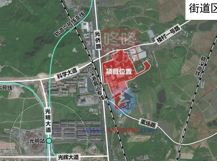欢乐田园旁、光明中心区“工改居”项目，确认越秀操刀！