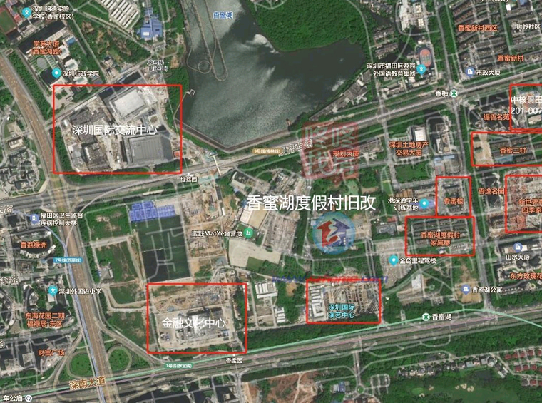 历经14年，香蜜湖住宅新盘终于要来了！实探连片4个旧改