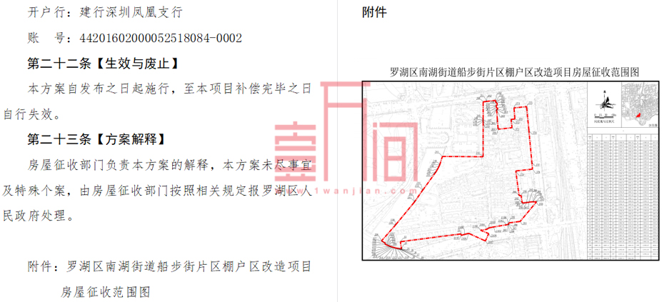 罗湖发布船步街棚改补偿方案征求意见！1:1.2产权调换，住宅不予增购